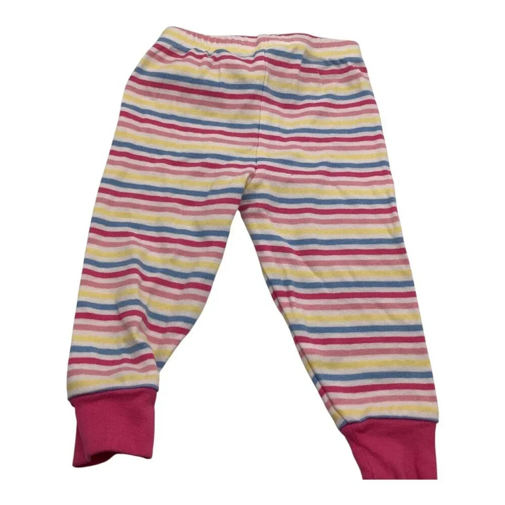 Gymboree Baby Girls Pajama Pants Striped Cotton‎ Multicolor 12-18 Months Stretch